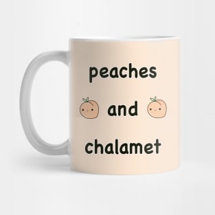 Peaches And Chalamet Mug